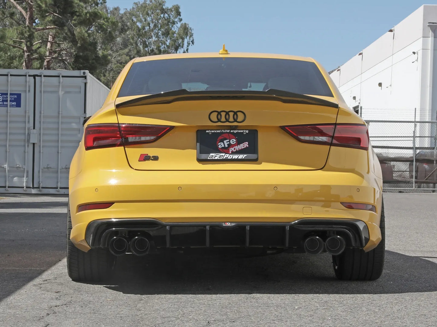 aFe MACH Force-Xp 3 IN to 2-1/2 IN 304 Stainless Steel Cat-Back Exhaust System w/ Black Tip - 2015-2020 Audi S3