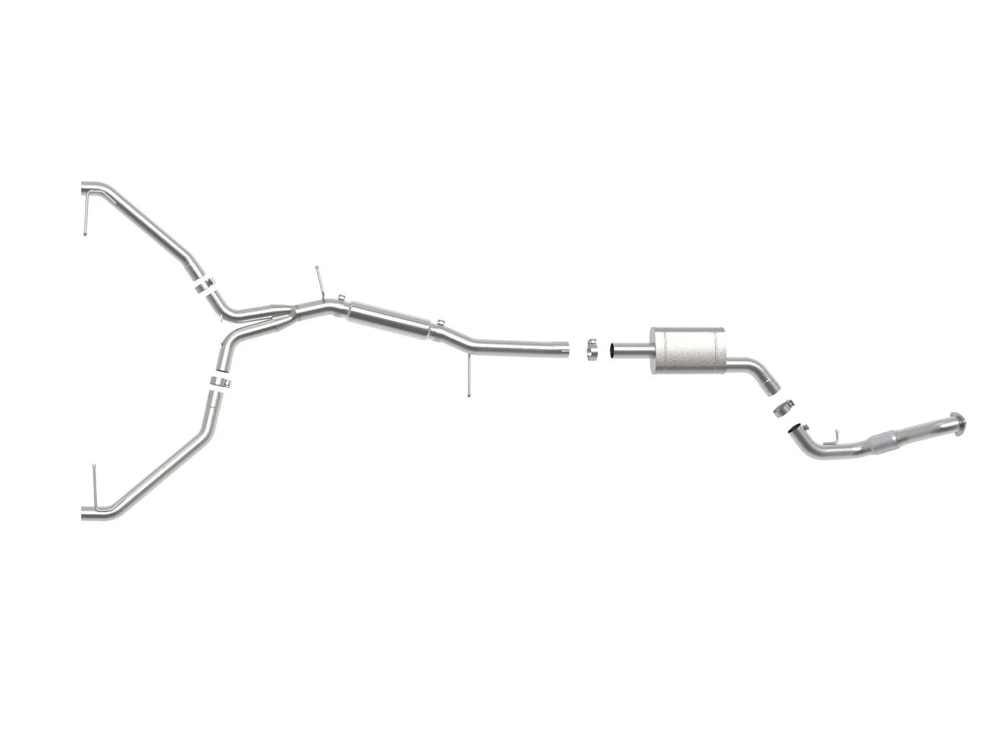 aFe MACH Force-Xp 3 IN to 2-1/2 IN 304 Stainless Steel Cat-Back Exhaust System - 2020-2024 Audi A4