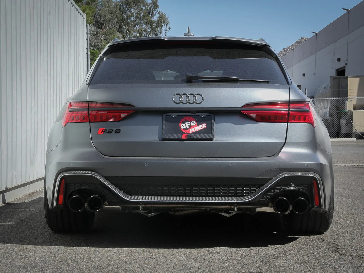 aFe MACH Force-Xp 3 IN to 2-1/2 IN 304 Stainless Steel Cat-Back Exhaust w/ Black Tip - 2020-2024 Audi RS6 Avant