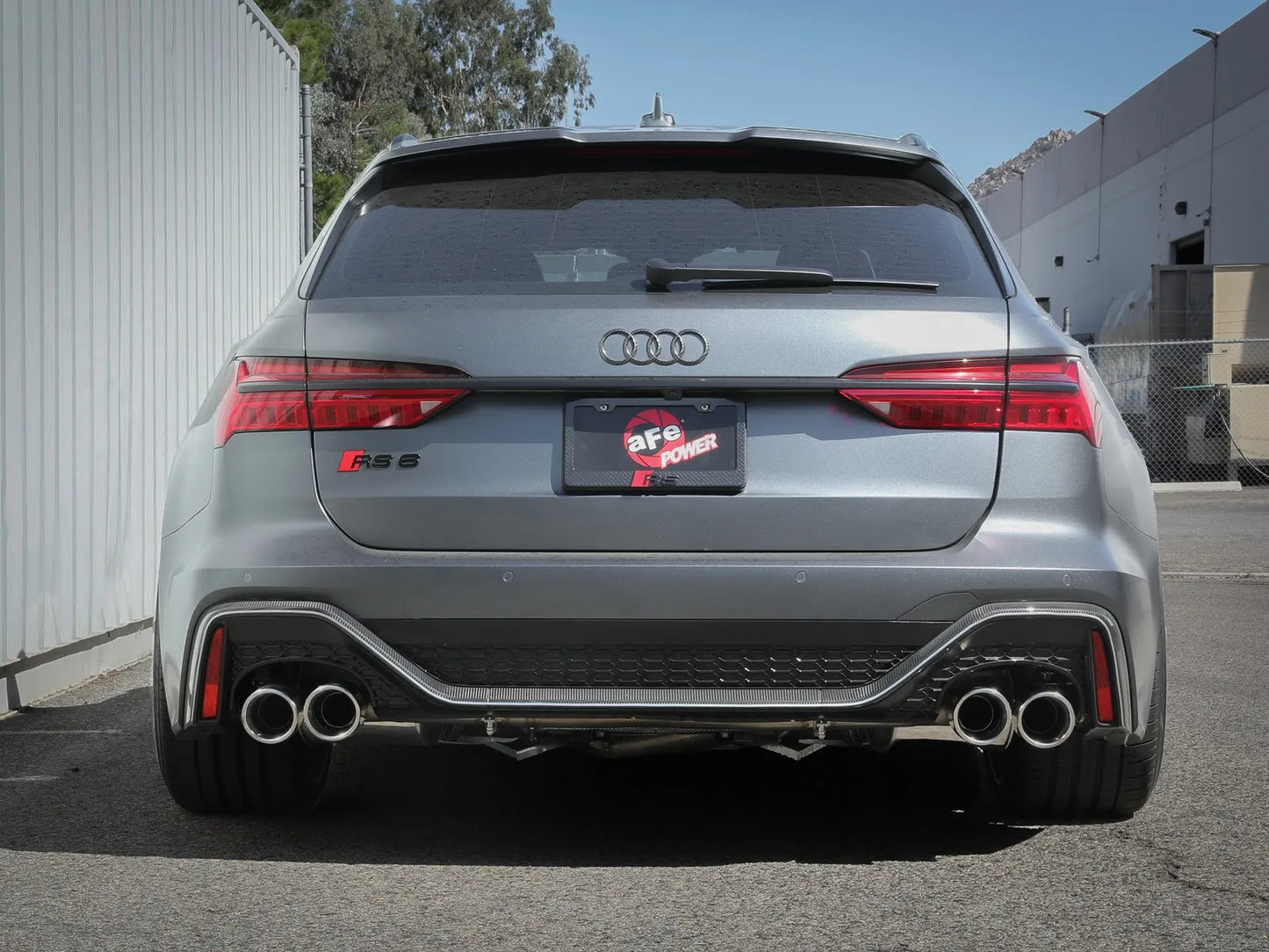 aFe MACH Force-Xp 3 IN to 2-1/2 IN 304 Stainless Steel Cat-Back Exhaust w/ Polished Tip - 2020-2024 Audi RS6 Avant