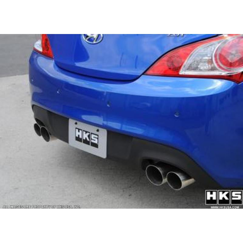 HKS Legamax Premium Rear Section Exhaust - 2010-2021 Hyundai Genesis V6