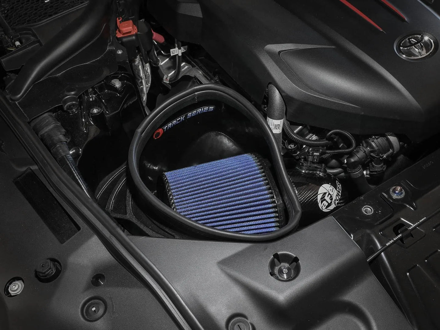 aFe Track Series Carbon Fiber Cold Air Intake System w/ Pro 5R Filter - 2020-2024 Toyota GR Supra/BMW Z4