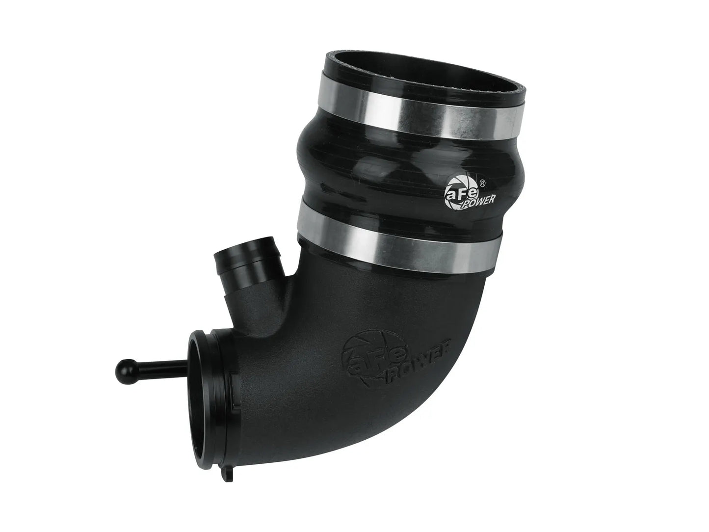 aFe aFe POWER Turbo Inlet Pipe Black - 2015-2021 VW Golf R/GTI - 2015-2020 Audi A3/S3