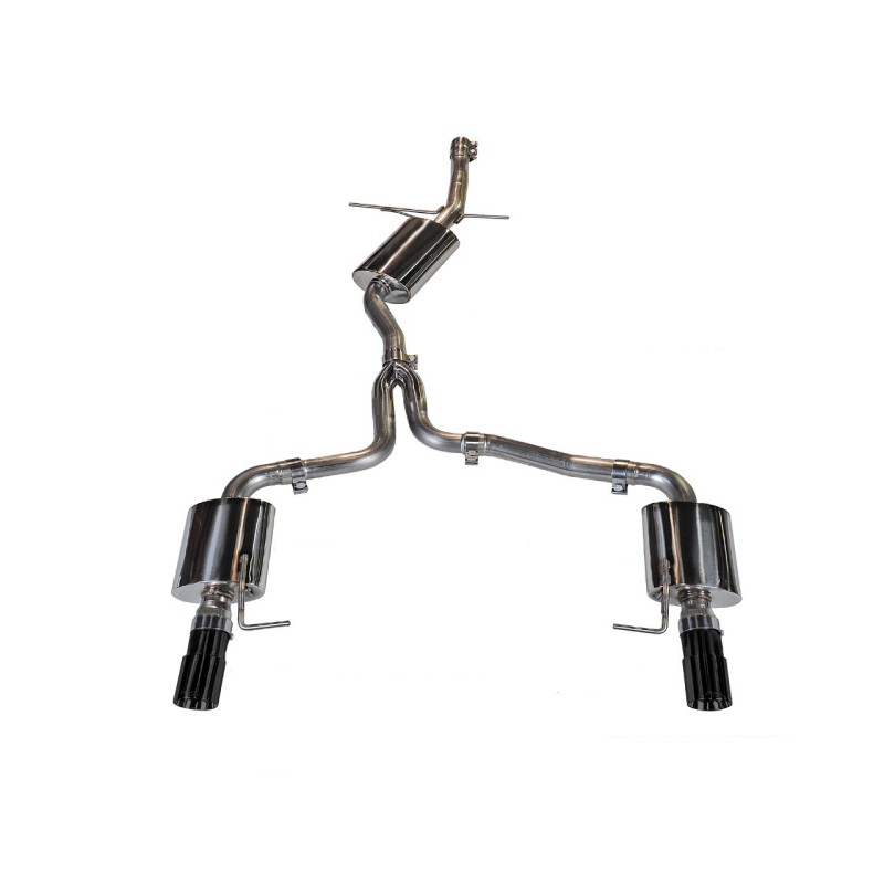AWE Tuning Audi 8R Q5 2.0T Touring Edition Exhaust - Diamond Black Tips - STREETUNED