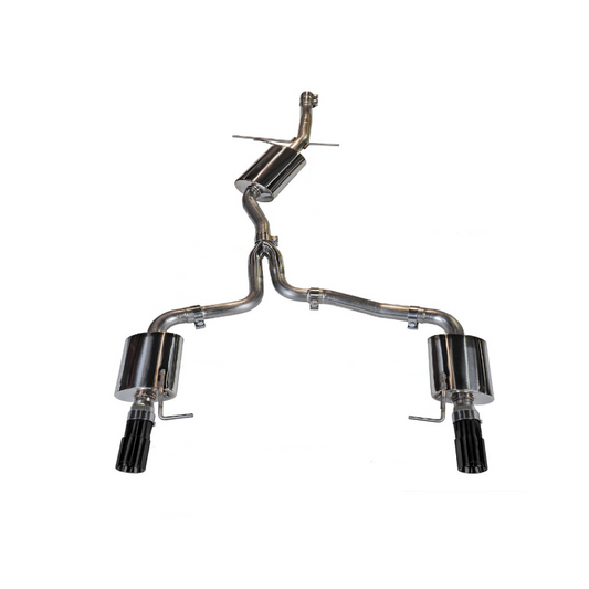 AWE Tuning Audi 8R Q5 2.0T Touring Edition Exhaust - Diamond Black Tips - STREETUNED