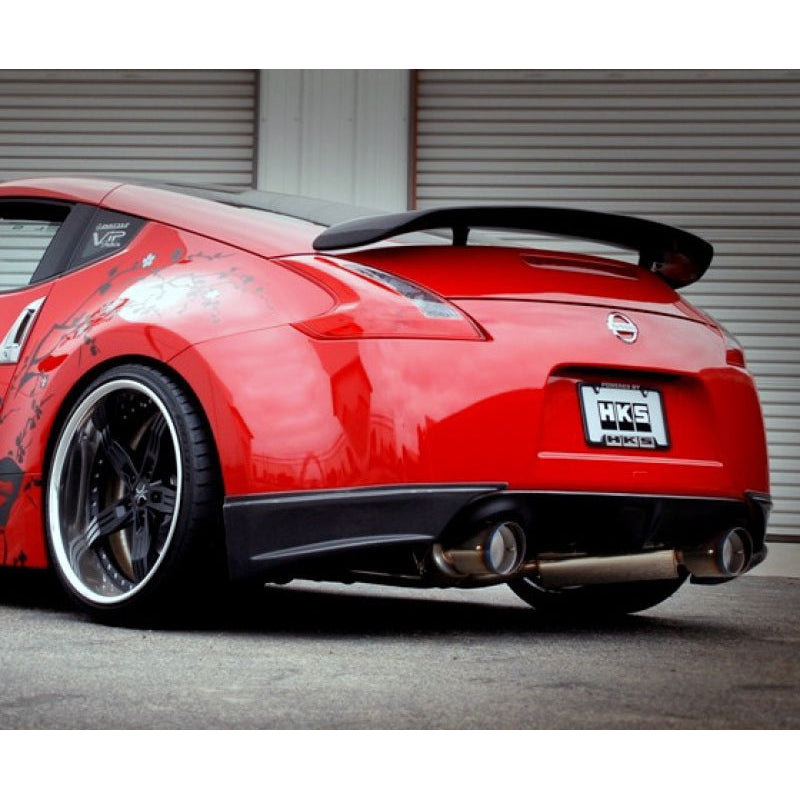 HKS Dual Hi-Power Titanium Tip Catback Exhaust - 2008-2021 Nissan 370Z