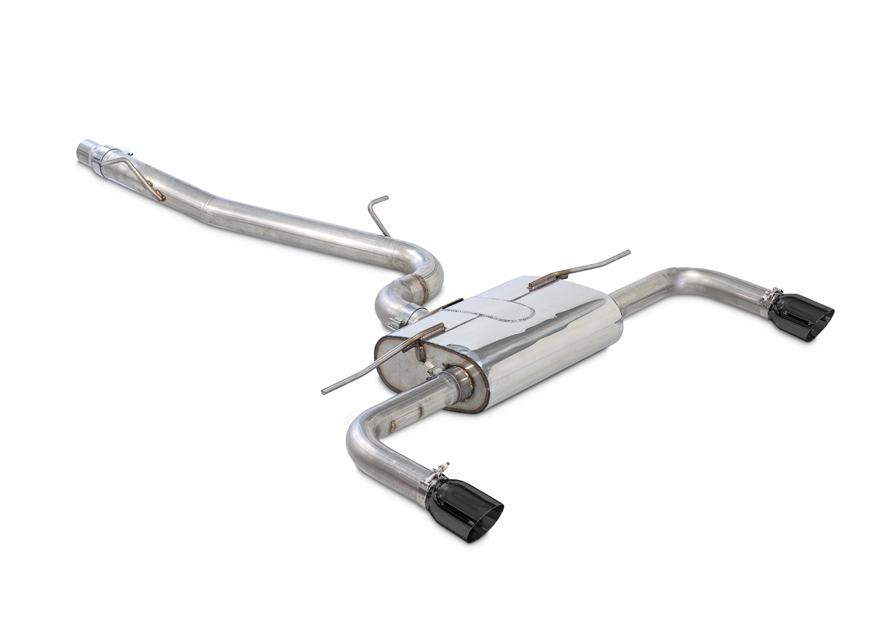 AWE Tuning Touring Edition Exhaust With Dual Outlet Diamond Black Tips (90mm) - 2015-2020 Audi 8V A3 - STREETUNED