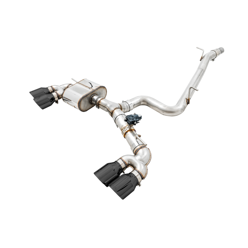 AWE Tuning SwitchPath Exhaust w/Diamond Black Tips 102mm - 2015-2019 Volkswagen MK7.5 Golf R - STREETUNED
