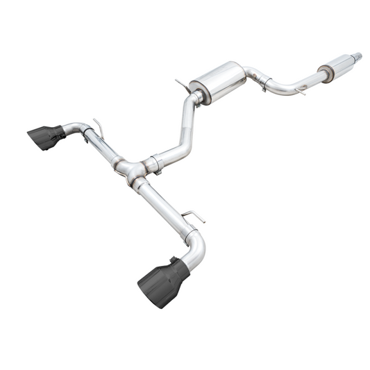 AWE Tuning Touring Edition Exhaust with Diamond Black Tips - 2022-2024 Volkswagen MK8 GTI - STREETUNED