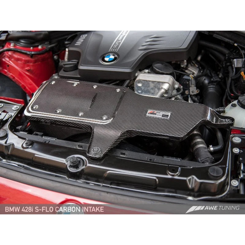 AWE Tuning S-FLO Carbon Intake - 2013-2018 BMW 228i/320i/328i/428i - STREETUNED
