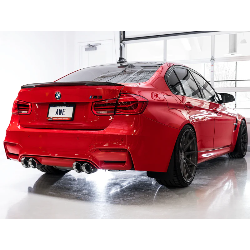 AWE Tuning SwitchPath Catback Exhaust With Chrome Silver Tips For BMW 2015-2020 F8X M3/M4 - STREETUNED