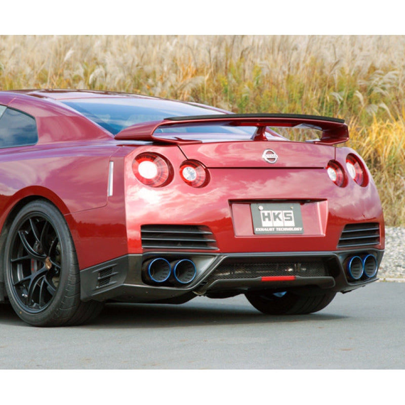 HKS Racing Muffler Exhaust w/ Silencer - 2009-2018 Nissan R35 GT-R