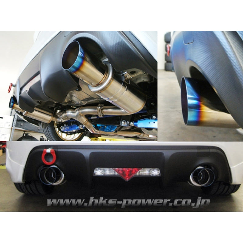 HKS Hi-Power Muffler SPEC-L - 2013-2023 Subaru BRZ / 86