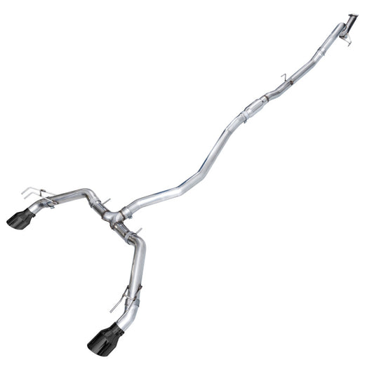 AWE Tuning Track Edition Catback Exhaust with Dual Diamond Black Tips - 2022-2024 Honda Civic Si FE1 FWD - STREETUNED