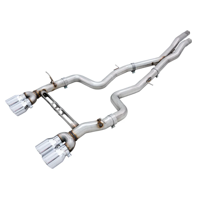 AWE Tuning Track Edition Catback Exhaust With Chrome Silver Tips - 2015-2020 BMW F8X M3/M4 - STREETUNED