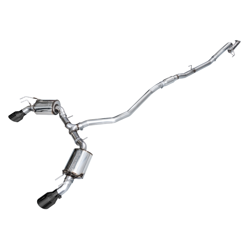 AWE Tuning Touring Edition Catback Exhaust with Dual Diamond Black Tips - 2022-2024 Honda Civic Si FE1 FWD - STREETUNED