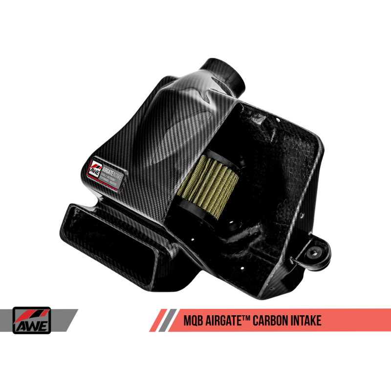 AWE Tuning Audi / Volkswagen MQB 1.8T/2.0T/Golf R Carbon Fiber AirGate Intake w/o Lid - STREETUNED