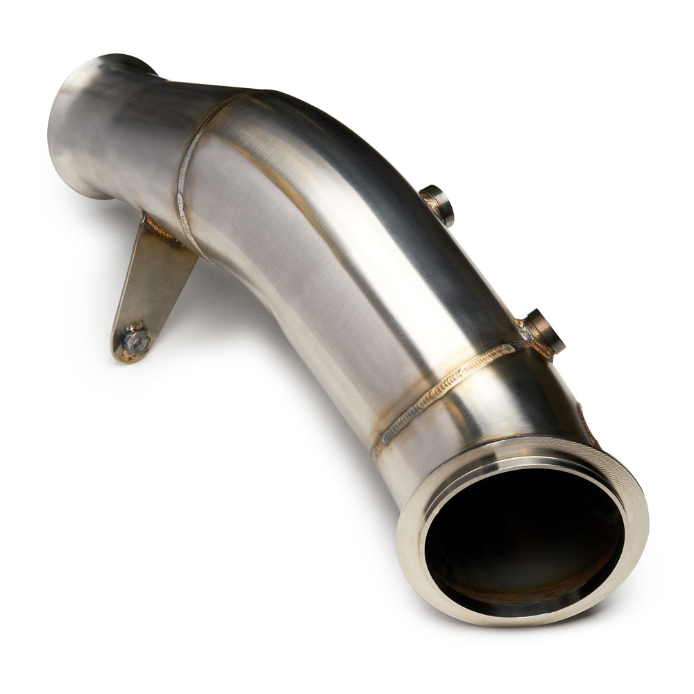 CTS Turbo Catless 4″ Downpipe - 2013-2016 BMW 335i/435i N55 (Electric Wastegate) - STREETUNED