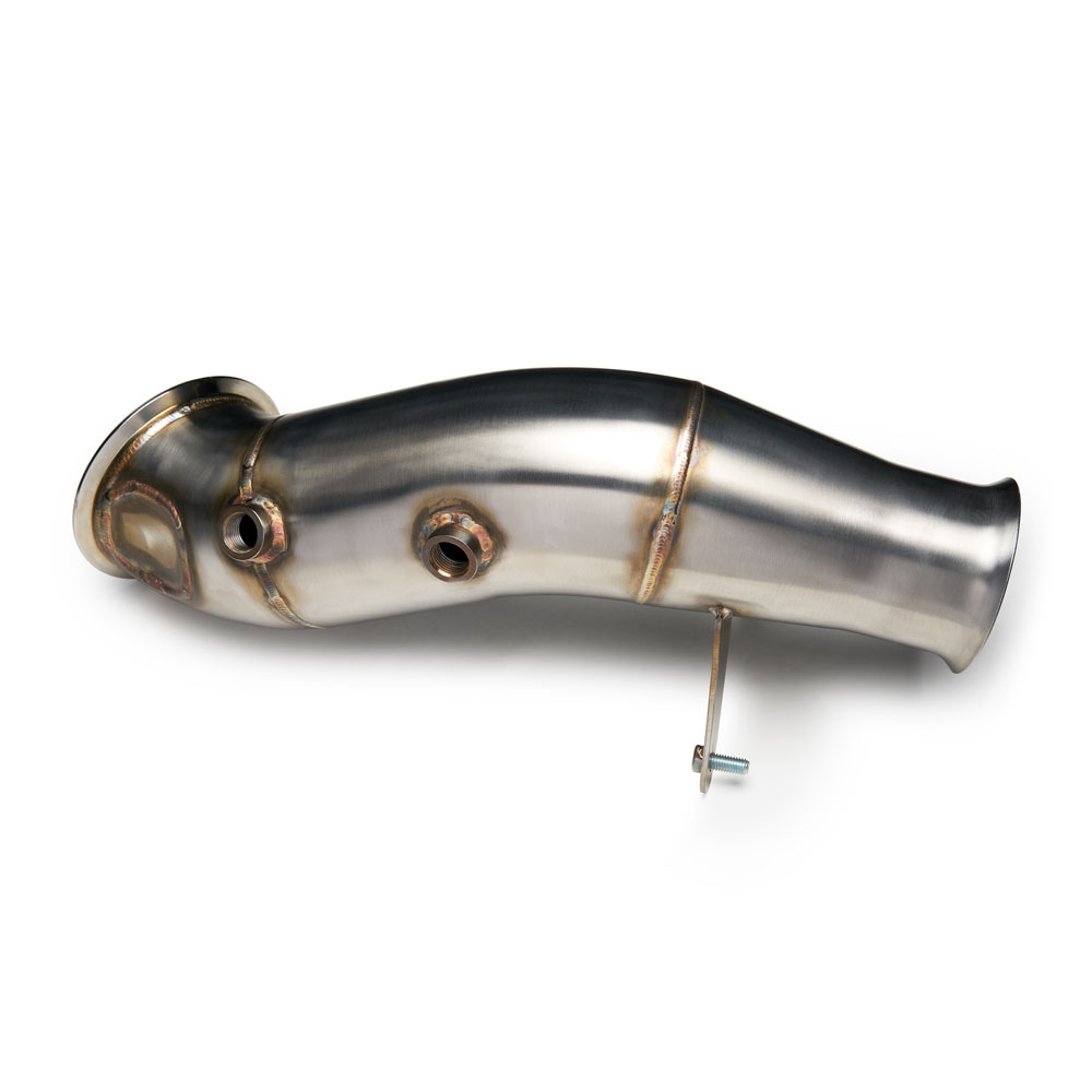 CTS Turbo Catless 4″ Downpipe - 2013-2016 BMW 335i/435i N55 (Electric Wastegate) - STREETUNED