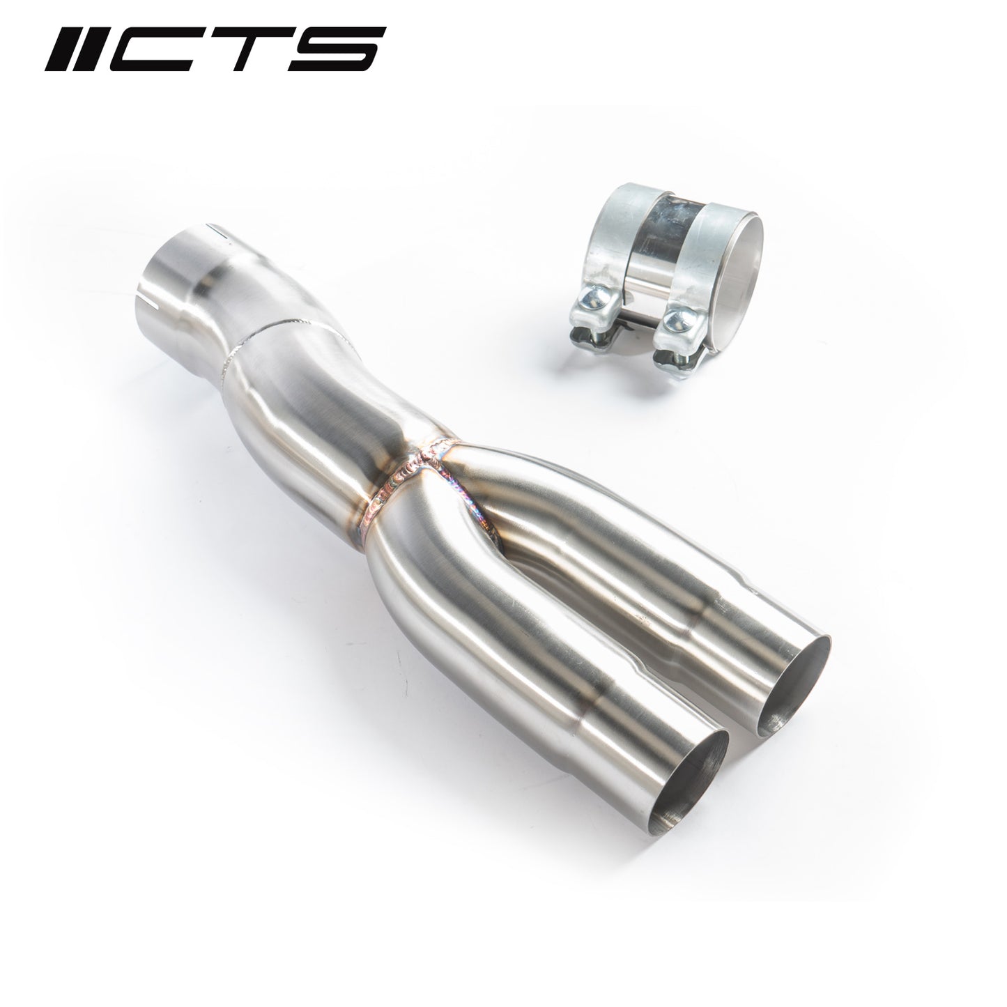 CTS Turbo Single High-Flow Catted Downpipe - 2018+ Audi 8V/8Y RS3/Audi 8S TTRS 2.5T EVO - STREETUNED