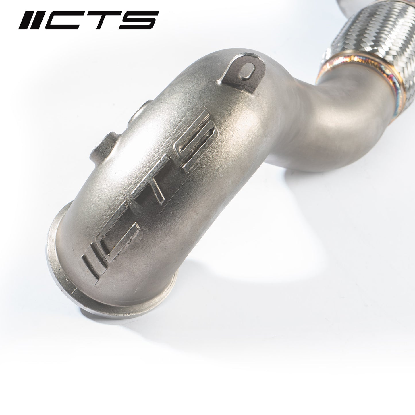 CTS Turbo Single High-Flow Catted Downpipe - 2018+ Audi 8V/8Y RS3/Audi 8S TTRS 2.5T EVO - STREETUNED