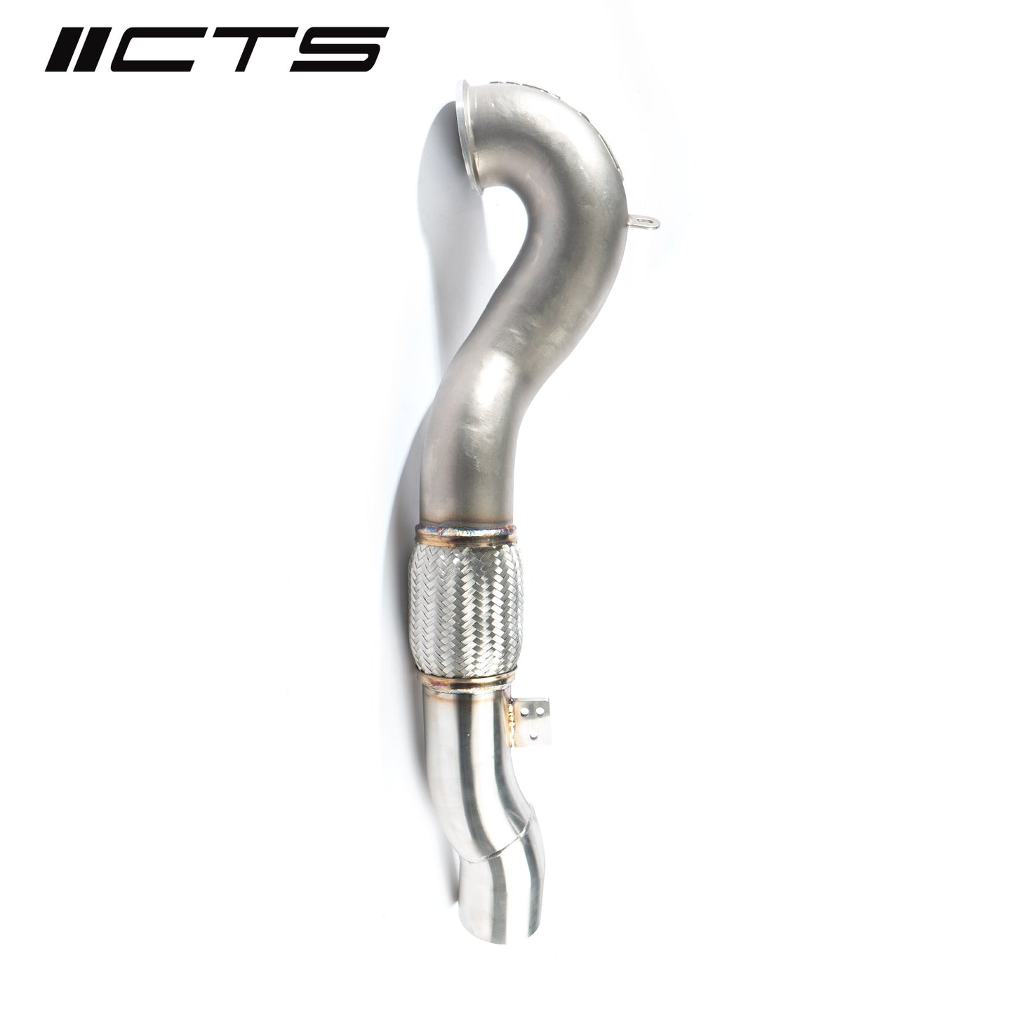 CTS Turbo Single High-Flow Catted Downpipe - 2018+ Audi 8V/8Y RS3/Audi 8S TTRS 2.5T EVO - STREETUNED