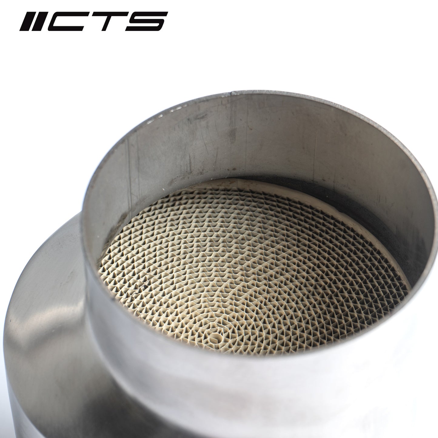 CTS Turbo Single High-Flow Catted Downpipe - 2018+ Audi 8V/8Y RS3/Audi 8S TTRS 2.5T EVO - STREETUNED