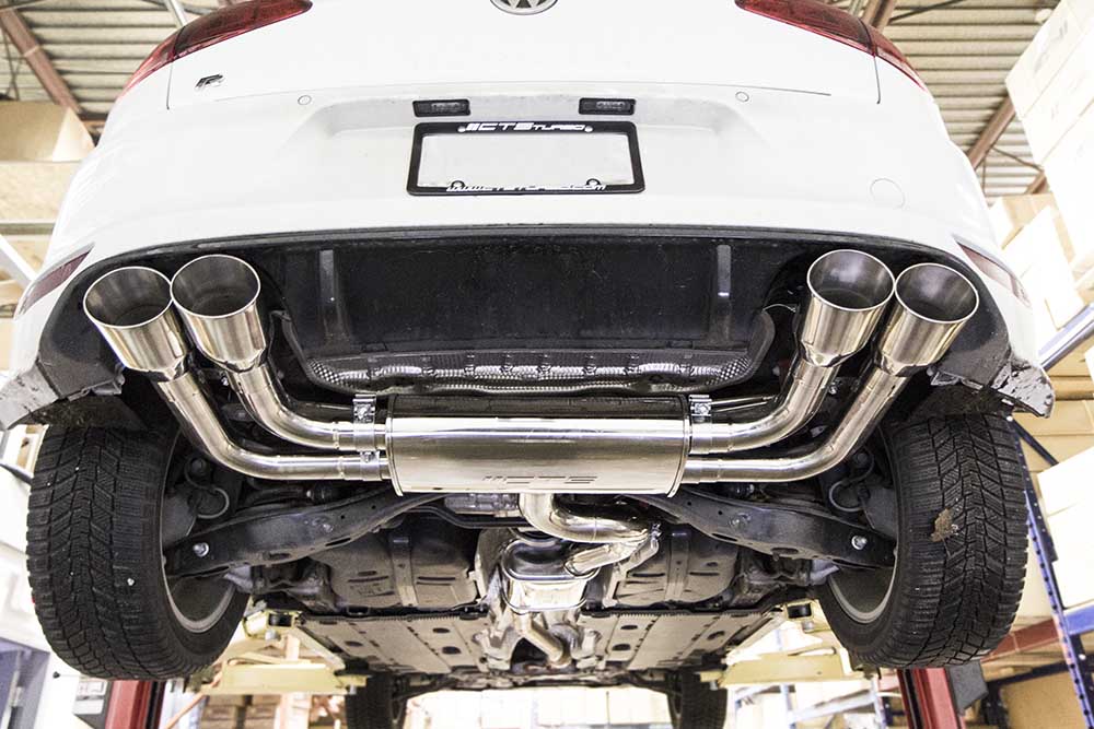 CTS Turbo 3″ Turboback Exhaust with High-Flow Cat - 2015-2021 Volkswagen MK7/7.5 Golf R - STREETUNED
