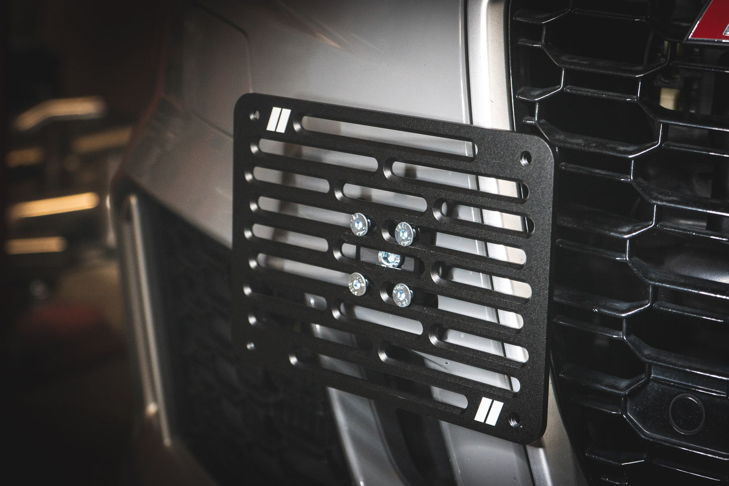 CTS Turbo License Plate Relocate Kit - 2018+ Audi 8V/8Y RS3/Audi 8S TTRS 2.5T EVO - STREETUNED