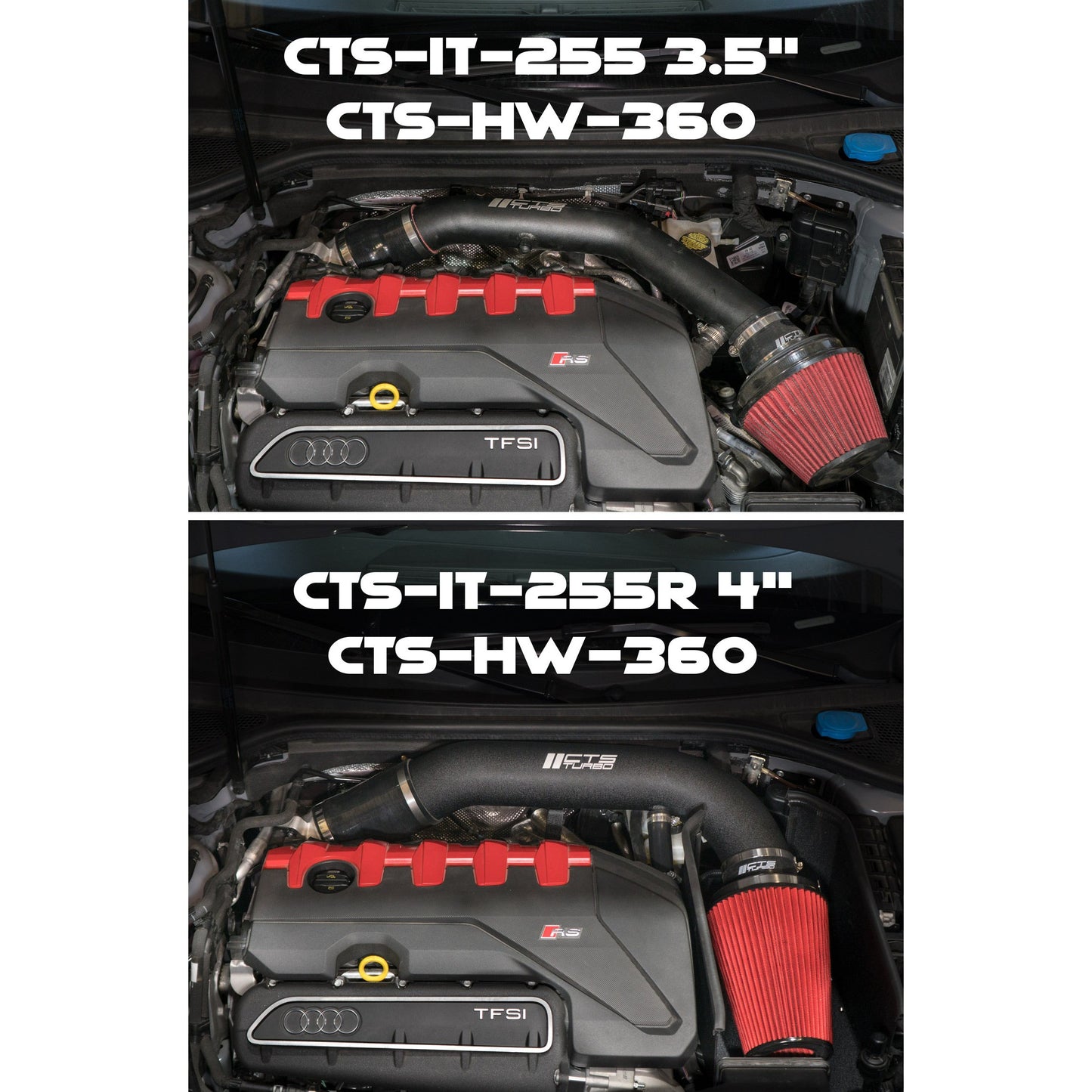 CTS Turbo 4″ Turbo Inlet Pipe - 2017-2021 Audi 8V RS3/Audi 8S TT-RS - STREETUNED