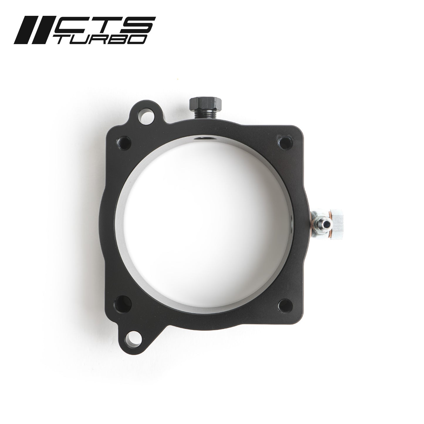 CTS Turbo Throttle Body Spacer with Boost Tap and Meth Injection Port - 2018+ Audi 8V/8Y RS3/Audi 8S TTRS 2.5T EVO - STREETUNED