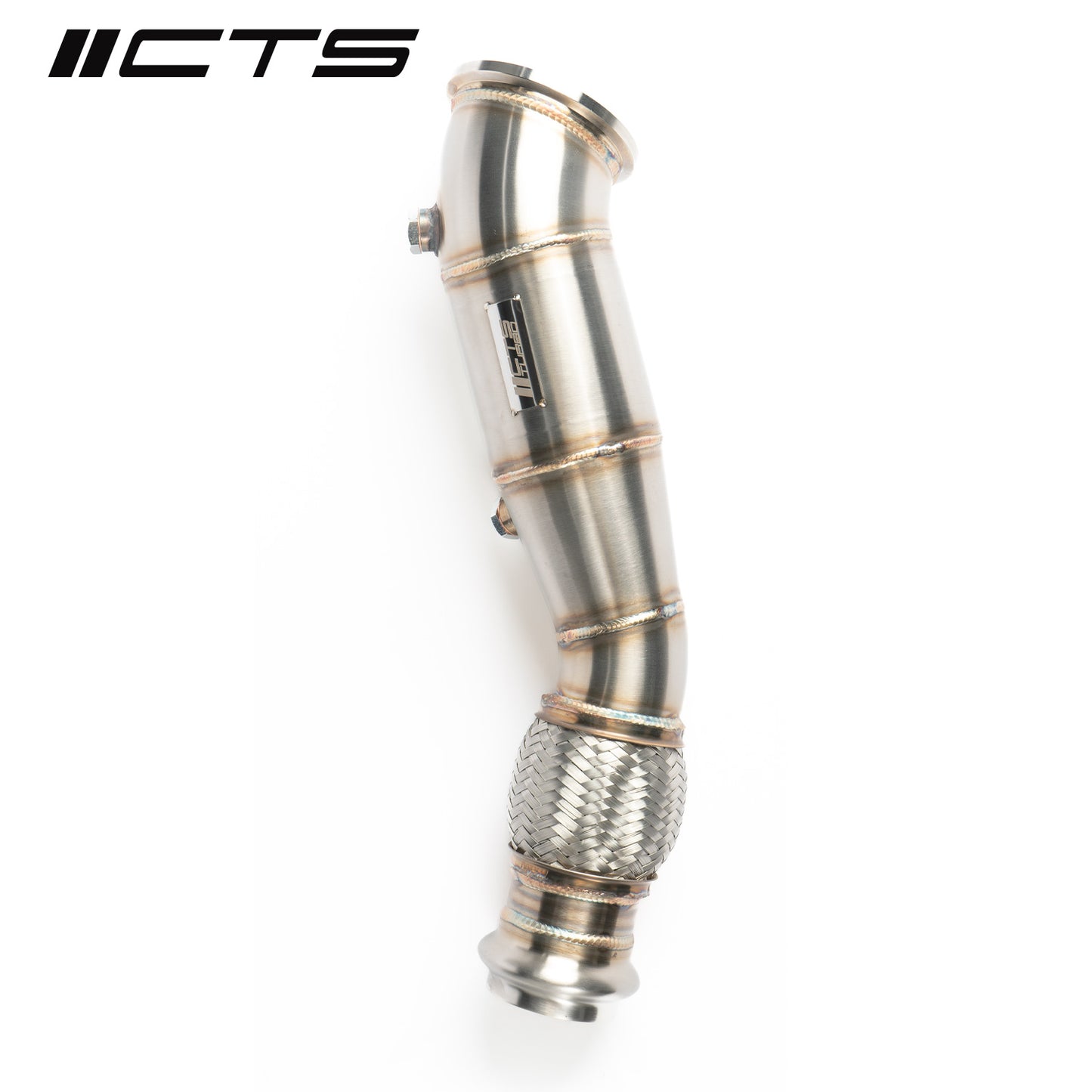 CTS Turbo High-Flow Catted Downpipe - 2016-2020 BMW F2X/F3X/G20/G30 230i/330i/430i/530i & xDrive/Toyota GR Supra 2.0T - STREETUNED