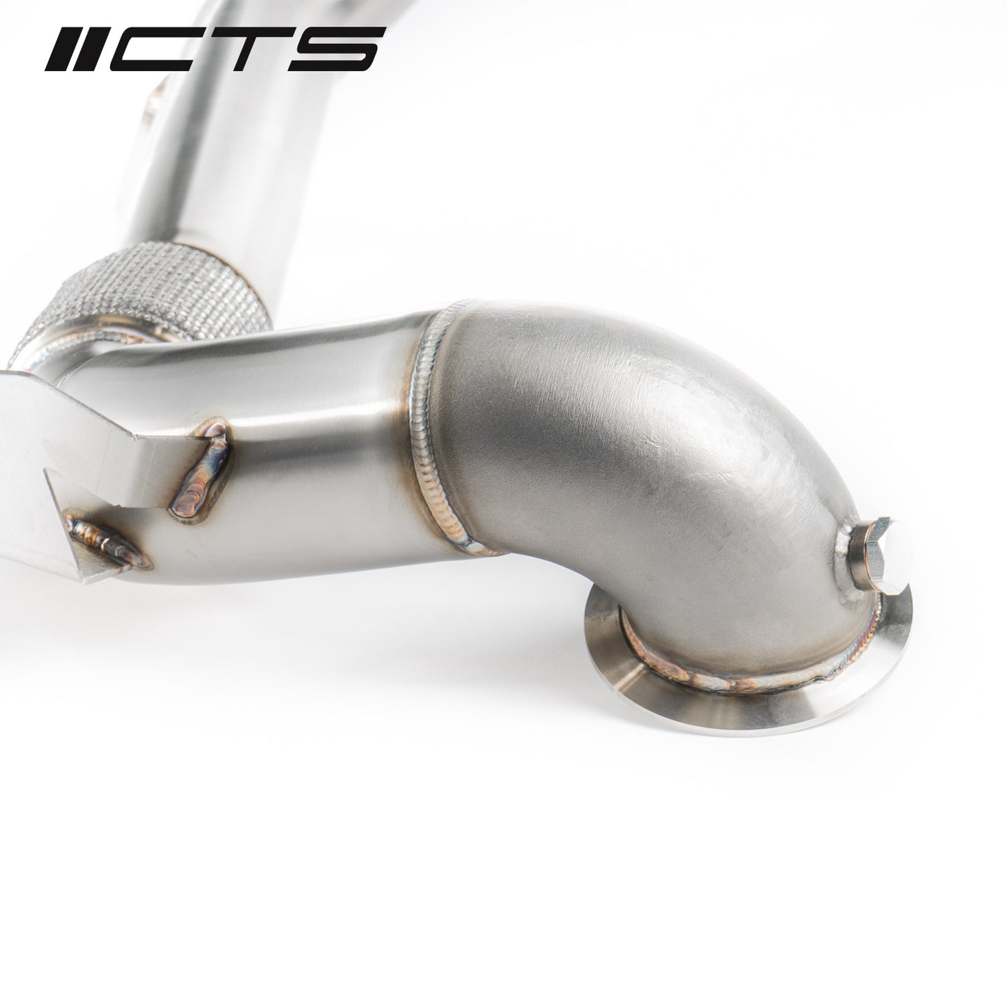 CTS Turbo EVO4 Race Downpipe - 2022+ Volkswagen MK8 Golf R/Audi 8Y S3 - STREETUNED