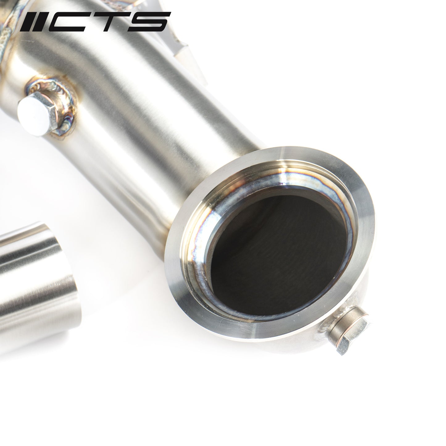CTS Turbo EVO4 Race Downpipe - 2022+ Volkswagen MK8 Golf R/Audi 8Y S3 - STREETUNED