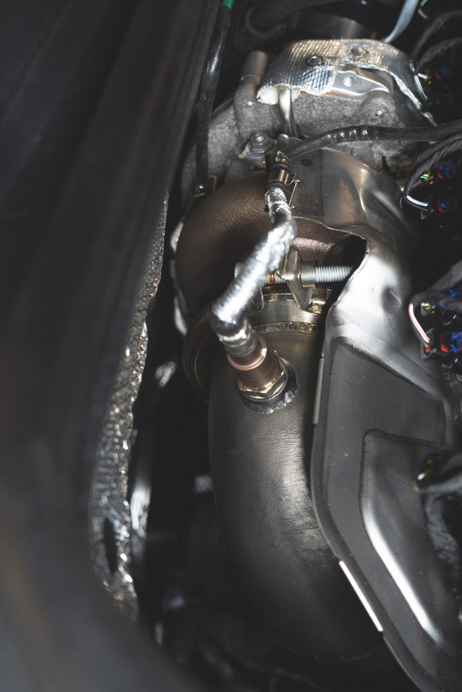 CTS Turbo EVO4 AWD High-Flow Catted Downpipe - 2022+ Volkswagen MK8 Golf R/Audi 8Y S3 - STREETUNED