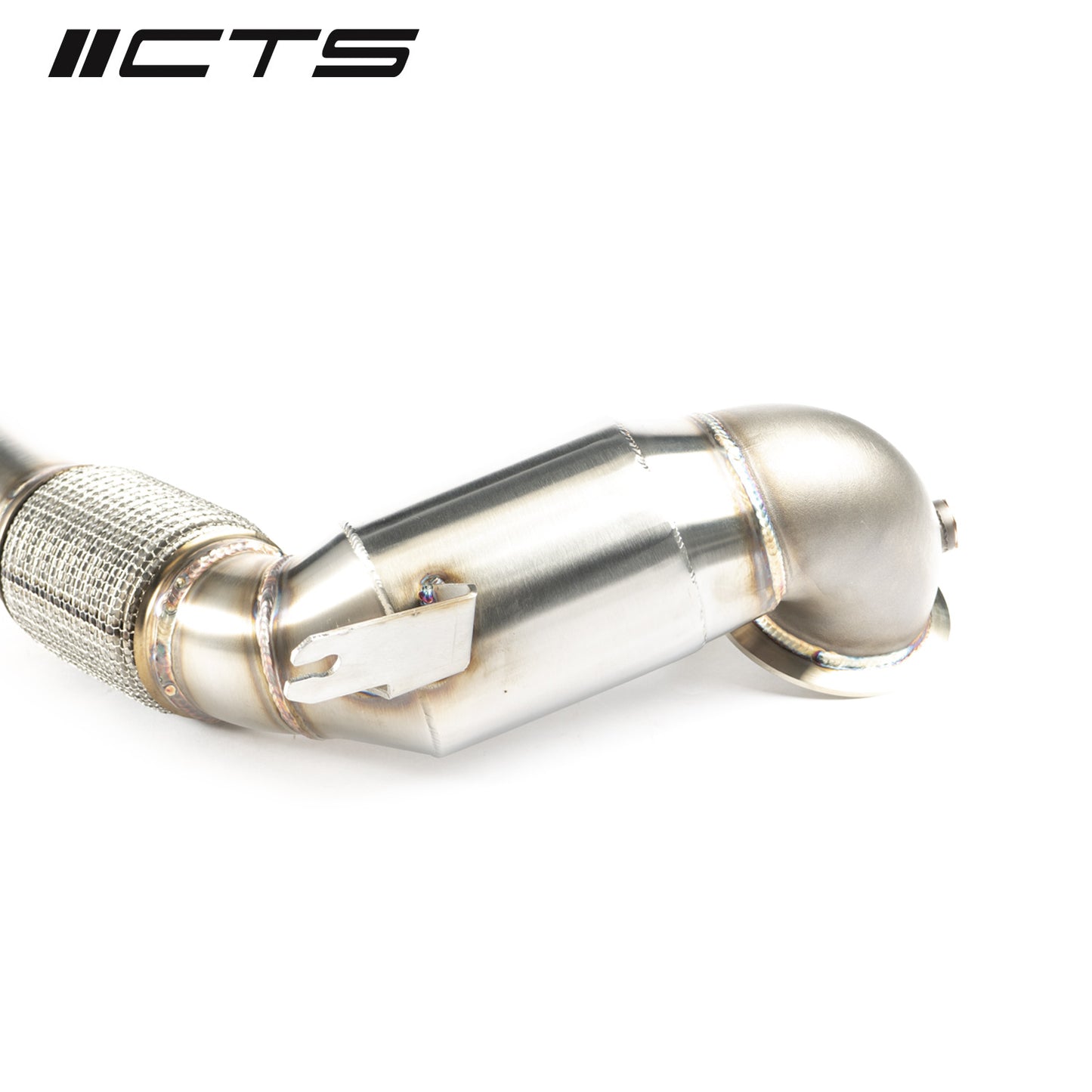 CTS Turbo EVO4 AWD High-Flow Catted Downpipe - 2022+ Volkswagen MK8 Golf R/Audi 8Y S3 - STREETUNED