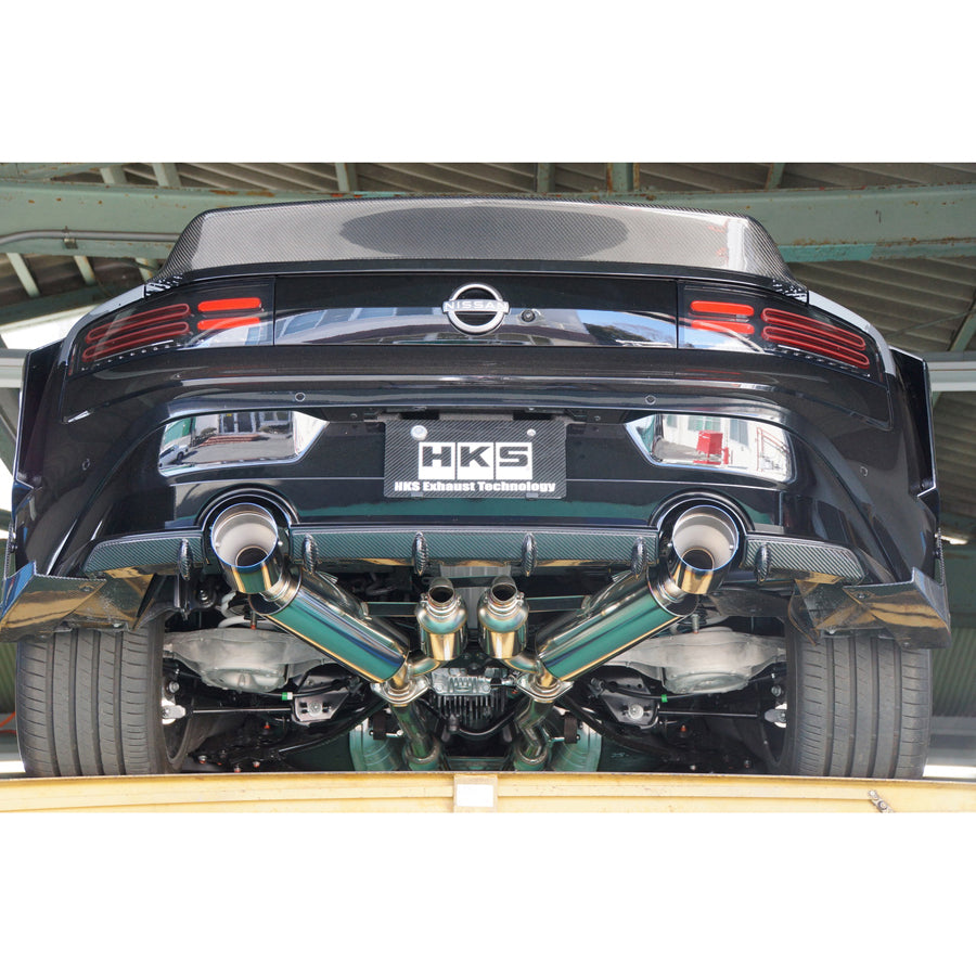 HKS Dual Hi-Power Titanium Tip Catback Exhaust- 2023-2024 Nissan Z RZ34 VR30DDTT