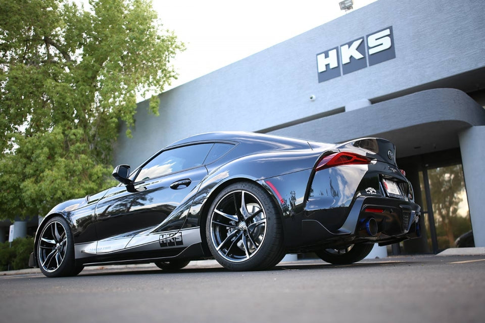 HKS Dual Muffler Exhaust - 2019-2024 Toyota GR Supra W/O OPF