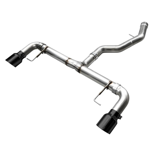 AWE Tuning Track Edition Axleback Exhaust with Diamond Black Tips - 2019-2024 BMW G2X 330i / 2021-2024 BMW G2X 430i Base - STREETUNED