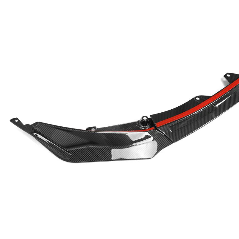 V Style Carbon Fiber Front Lip - 2021+ BMW G80 M3/G82 M4 - STREETUNED