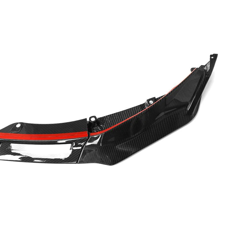 V Style Carbon Fiber Front Lip - 2021+ BMW G80 M3/G82 M4 - STREETUNED