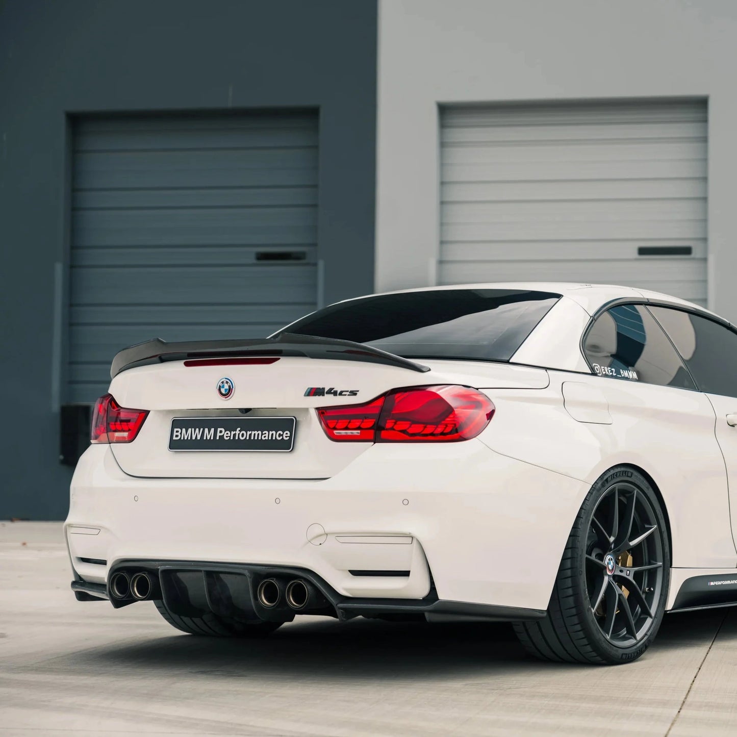 V Style Carbon Fiber Rear Diffuser - 2015-2020 BMW F80 M3/F82 M4 - STREETUNED