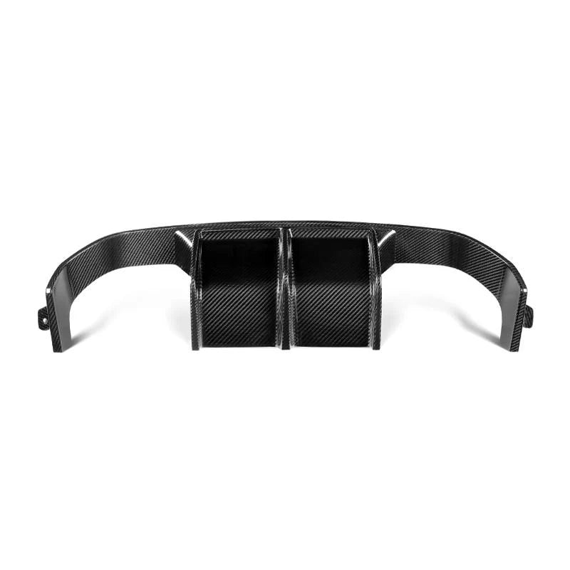 V Style Carbon Fiber Rear Diffuser - 2015-2020 BMW F80 M3/F82 M4 - STREETUNED
