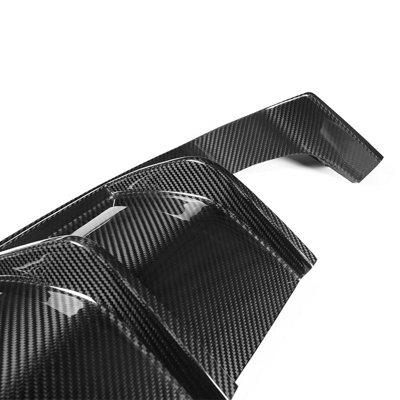 V Style Carbon Fiber Rear Diffuser - 2015-2020 BMW F80 M3/F82 M4 - STREETUNED