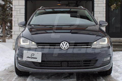 Rho-Plate V2 License Pate Relocator - 2016-2019 Volkswagen Golf Sportwagen (MK7/7.5) / Golf Alltrack (MK7.5)