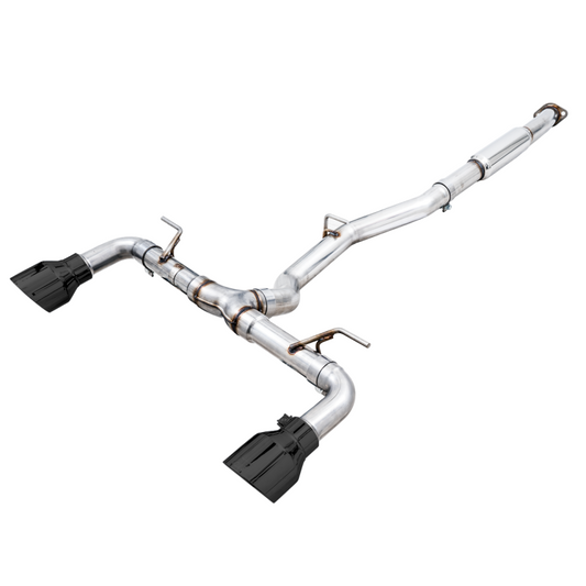AWE Tuning Track Edition Catback Exhaust with Diamond Black Tips - 2022-2024 Subaru BRZ/Toyota GR86/Toyota 86 - STREETUNED