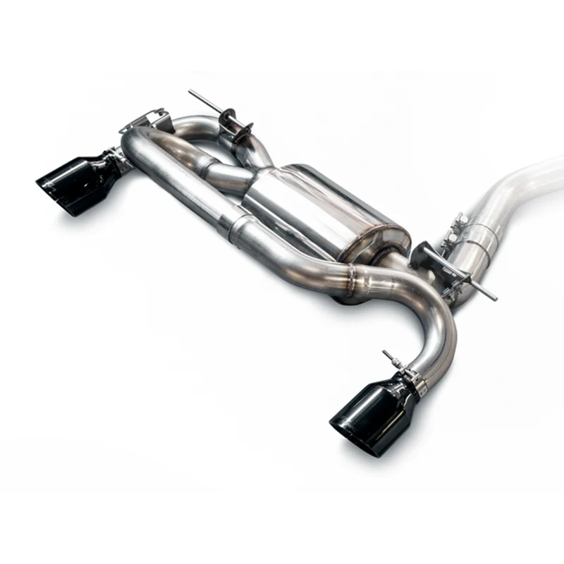 AWE Tuning Touring Edition Axle-Back Exhaust With Diamond Black Tips (90mm) - 2014-2020 BMW F22 M235i / M240i - STREETUNED