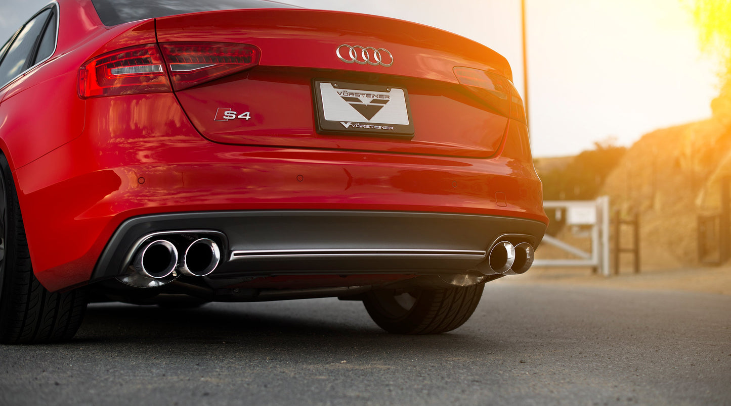 AWE Tuning Touring Edition Exhaust System With Chrome Silver Tips (102mm) - 2013-2016 Audi B8.5 S4 3.0T - STREETUNED