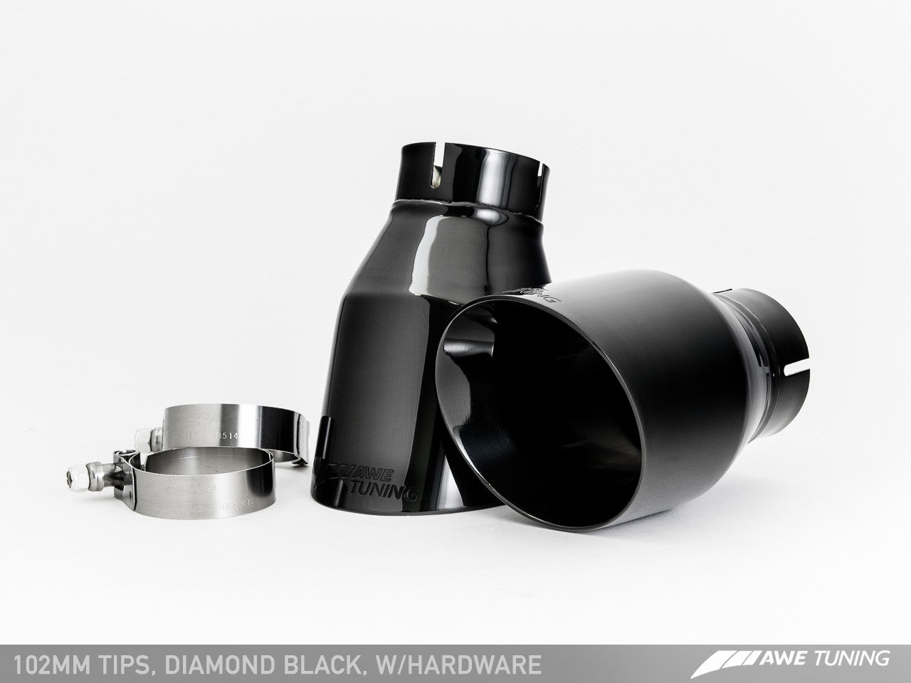 AWE Tuning Touring Edition Exhaust w/ Perfomance Midpipe with Diamond Black Tips (102mm) - 2013-2018 BMW 320i (F30) - STREETUNED