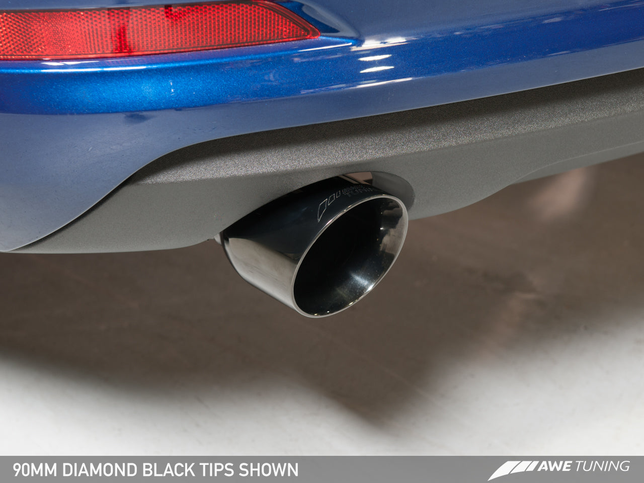 AWE Tuning Touring Edition Exhaust With Dual Outlet Diamond Black Tips (90mm) - 2015-2020 Audi 8V A3 - STREETUNED